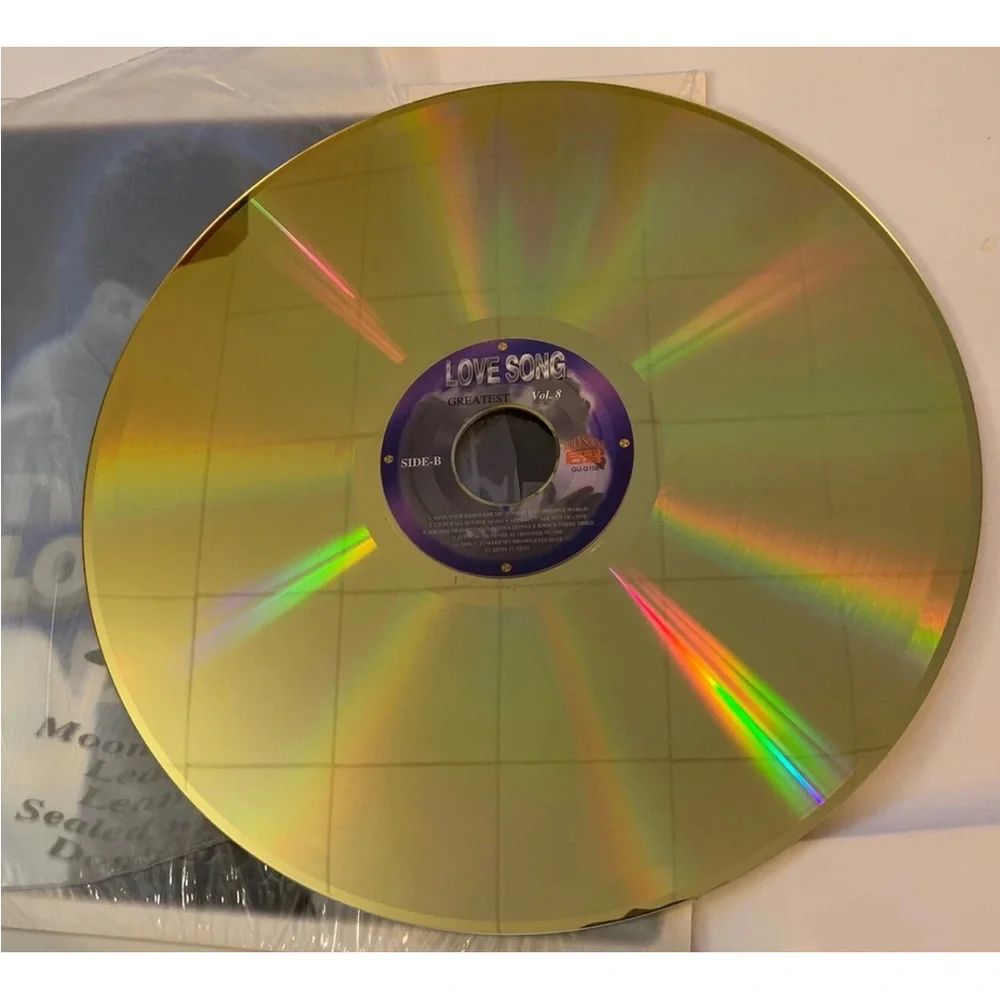 Love Song Vol 8 LaserDisc Blue and‎ White